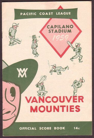 1959 PCL Vancouver Mounties
